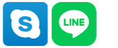 LINEアプリやSkypeアプリ