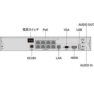 Secula SCL-N008P03 背面図