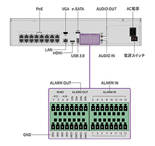 Secula SCL-N032P02 背面図