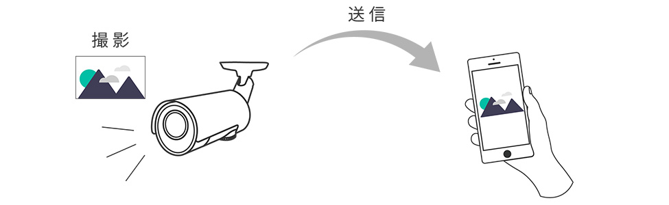 期画像送信 仕組み